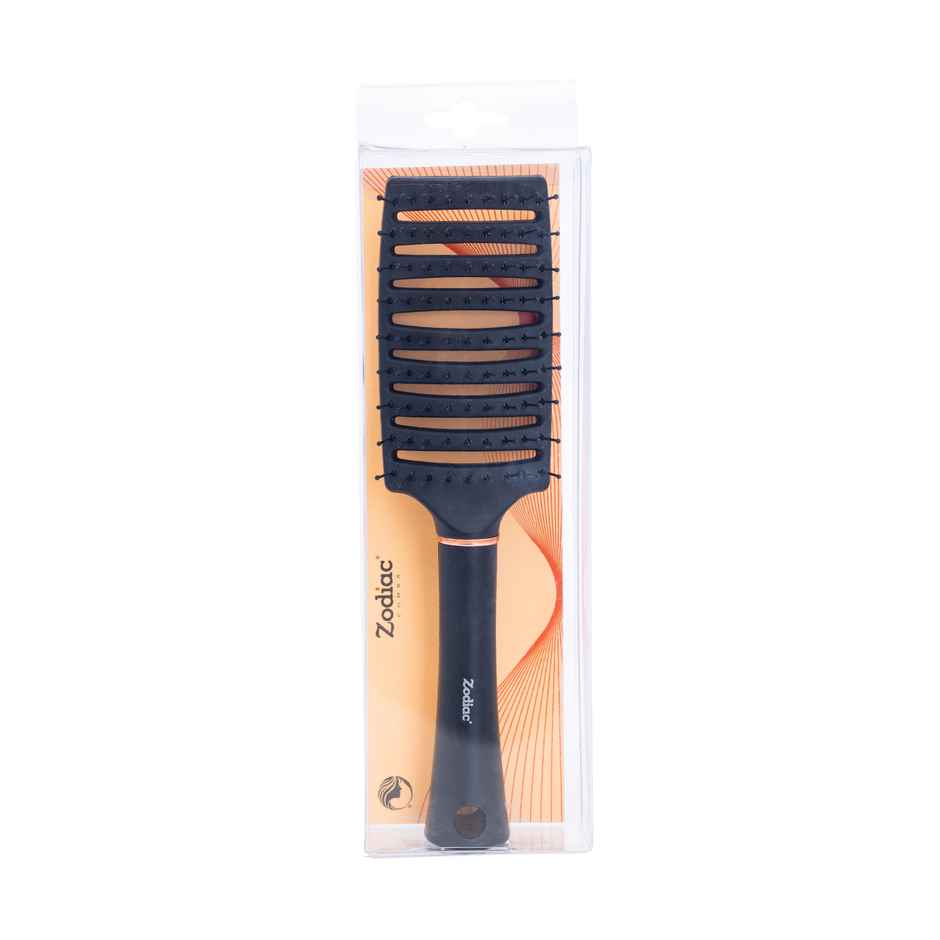 Zodiac Swiss Vent Hair Brush | Black Matt