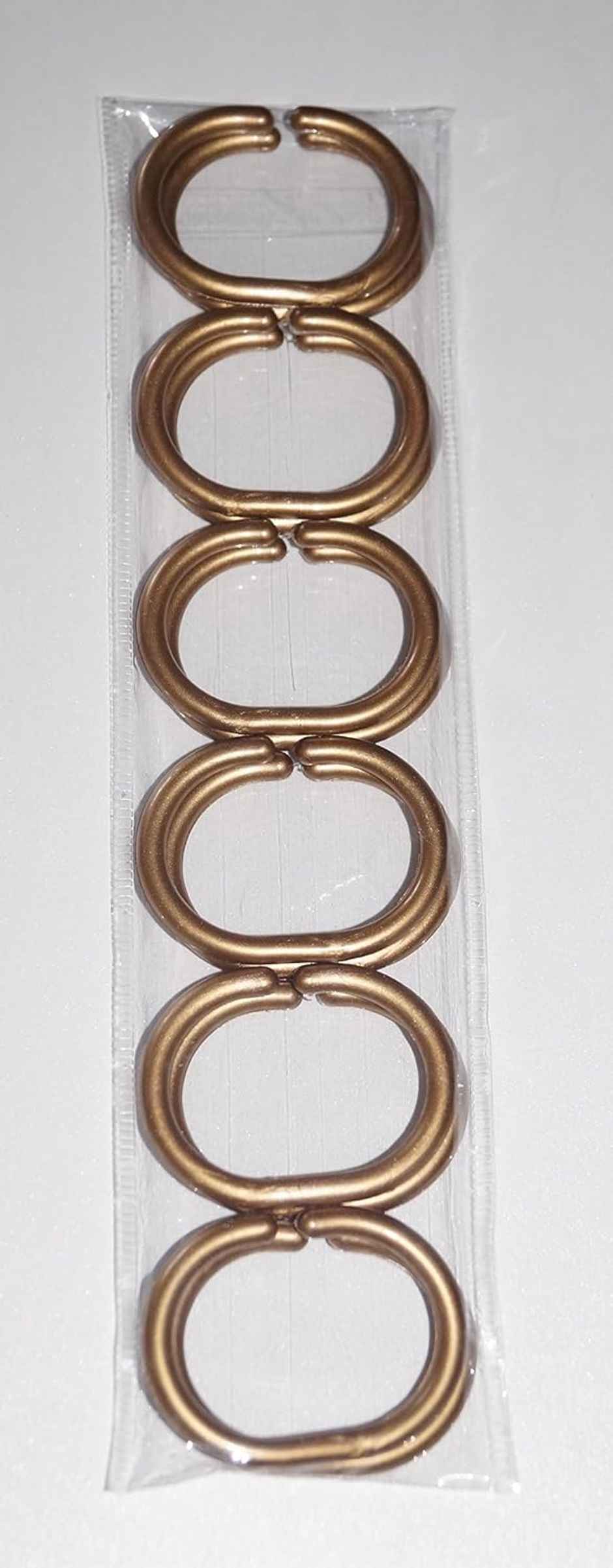 Lushomes Shower Curtain - Striped Beige Satin Stripe | 12 Eyelets | Hooks | 6 x 6.5 ft