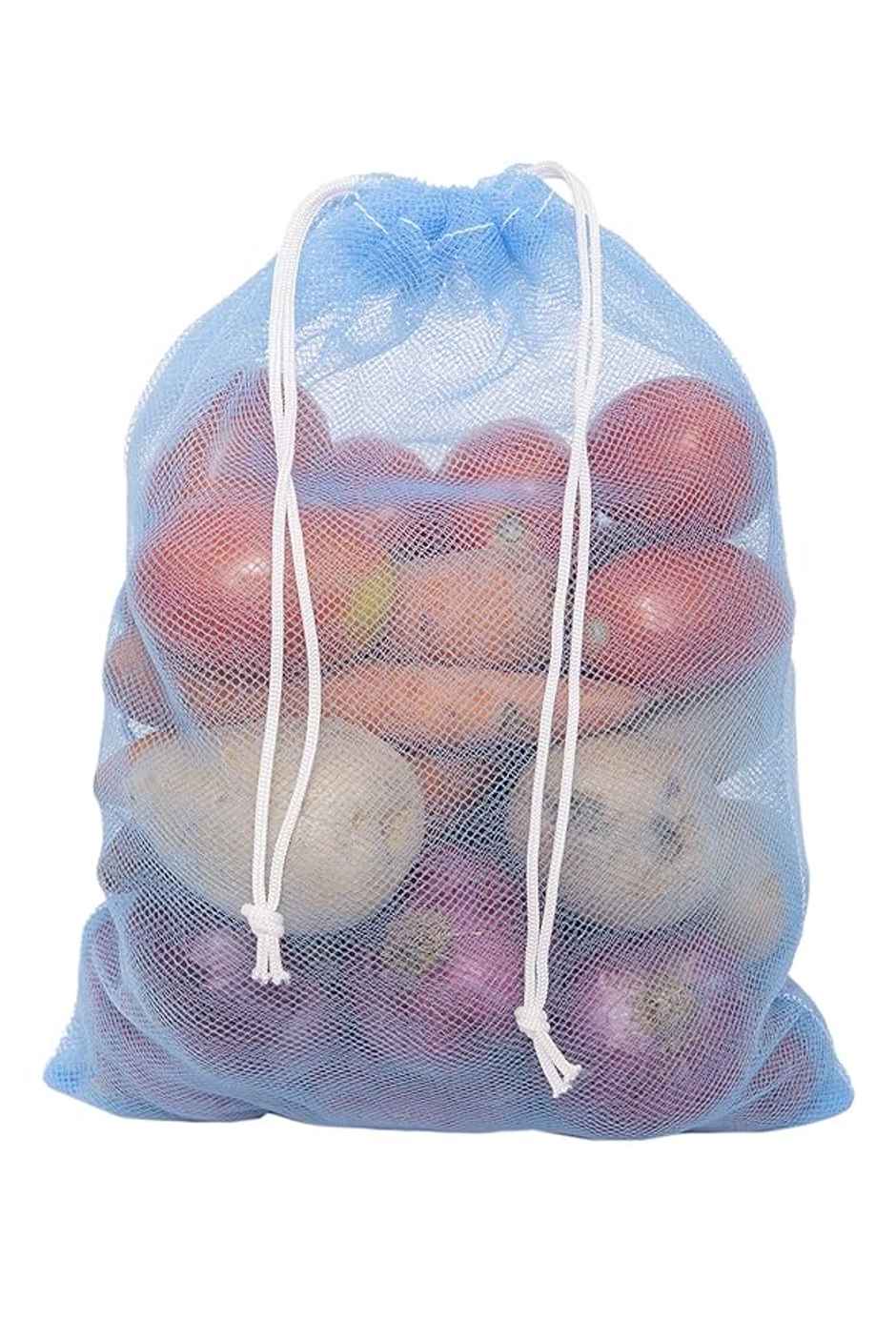 Homestrap Set Of 6 Drawstring Vegetable Bag