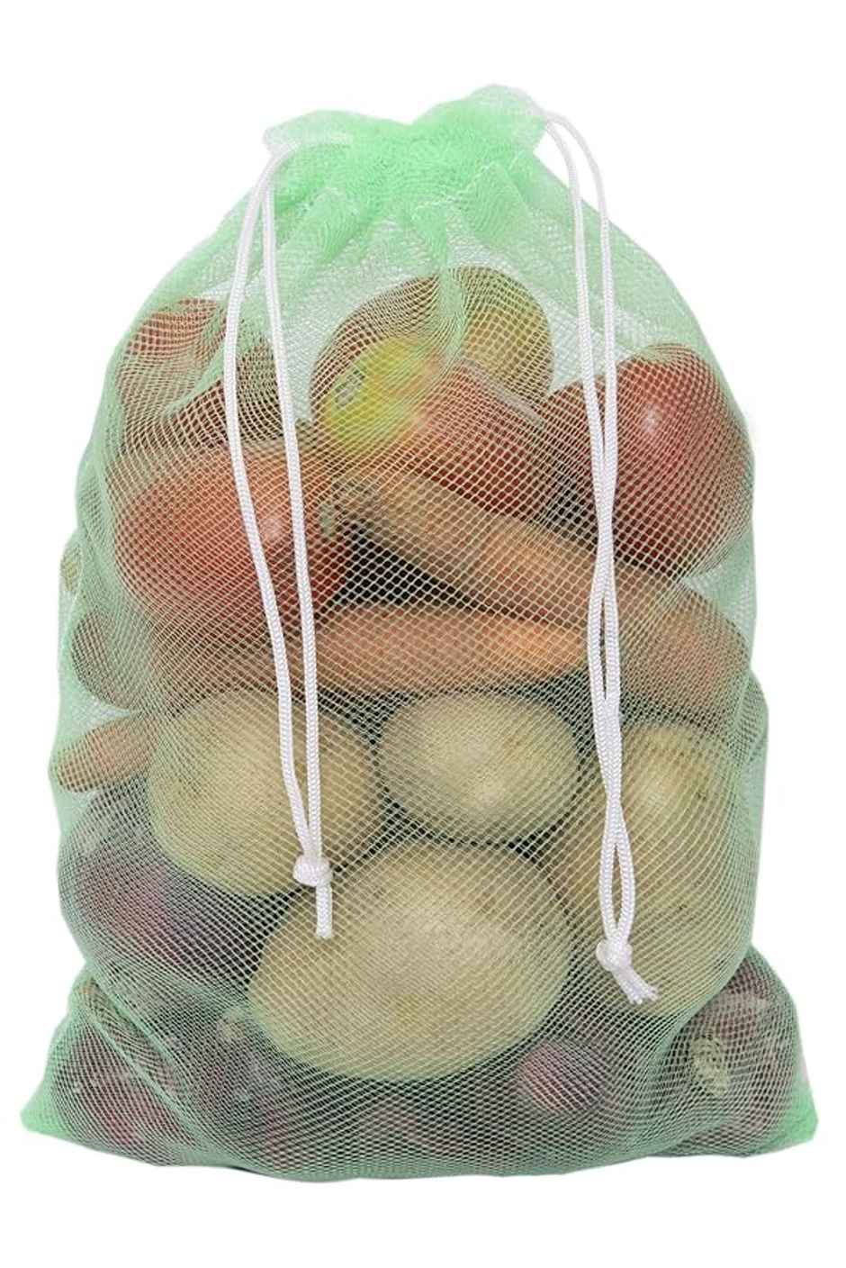 Homestrap Set Of 6 Drawstring Vegetable Bag