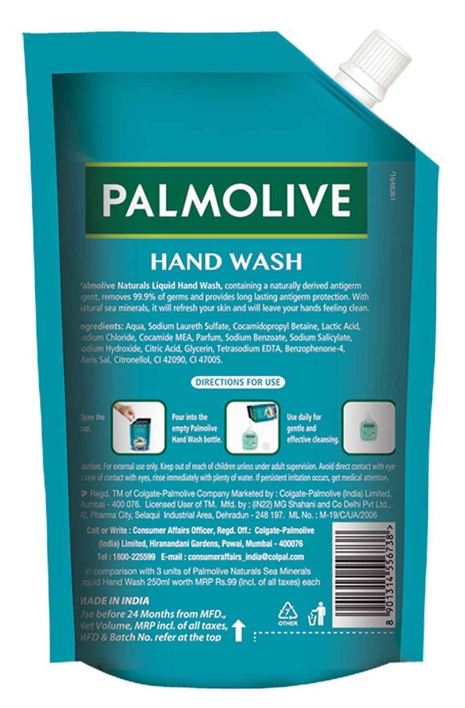 Palmolive Sea Minerals Liquid Hand Wash