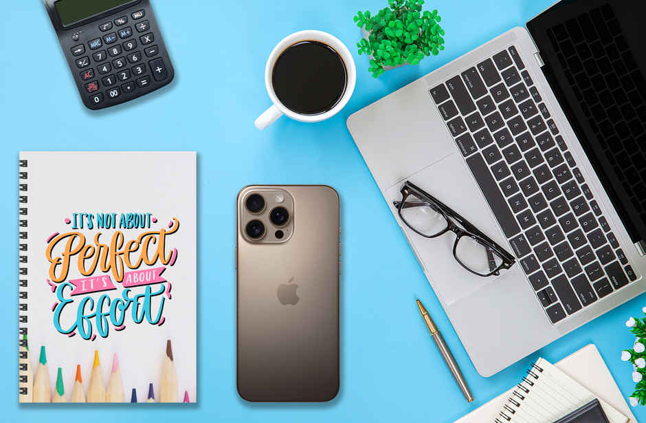 DRAWGUUD Single Line, Wiro Binding, Multicolour Thick Notebook - 200 Pages