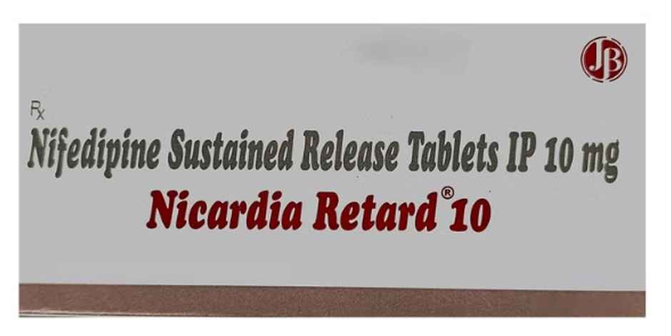 Nicardia Retard 10 Tablet SR