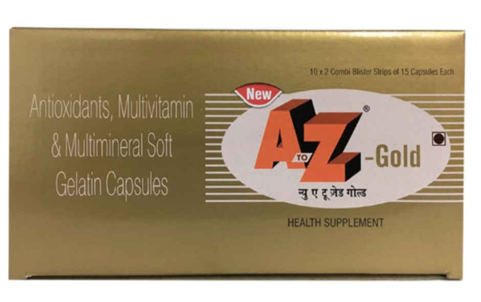 New A To Z Gold Soft Gelatin Capsule