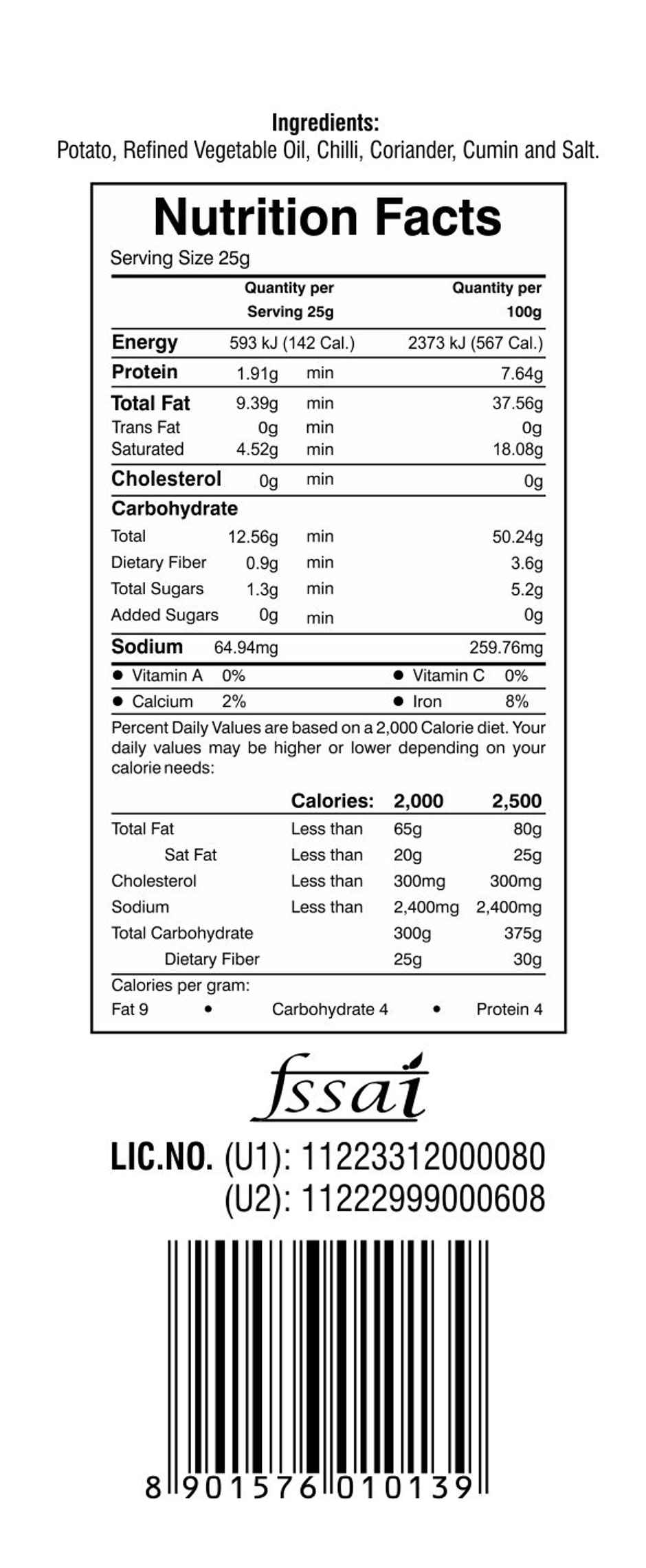 Modern Kitchens Potato Chips Masala