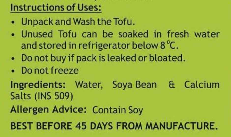 Bio Nutrients Pure Diet Soy Tofu Paneer Combo