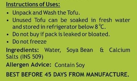 Bio Nutrients Pure Diet Soy Tofu Paneer