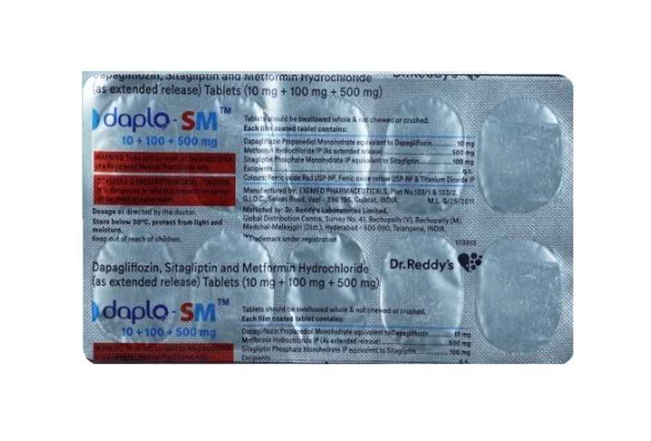 Daplo-SM 10/100/500 Tablet ER