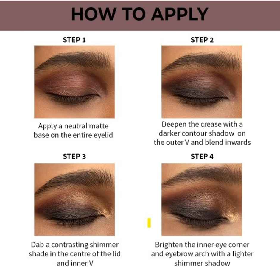 Nykaa Cosmetics Eyes On Me 4 In 1 Quad Eyeshadow Palette - Night Out