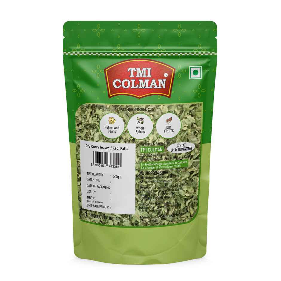 TMI COLMAN Dry Curry Leaves | Kadi Patta