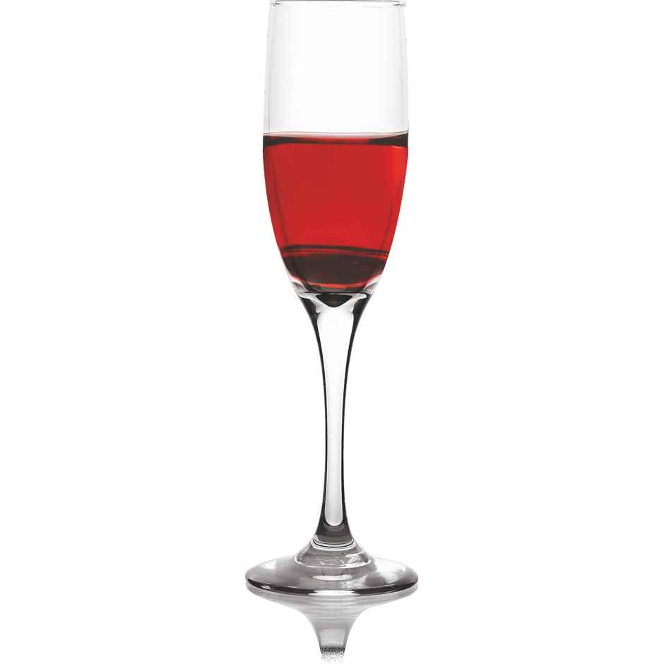 Infinity Champagne Flute Glass Set | Set of 2 | Durable & Elegant | 190 ml | Sanjeev Kapoor