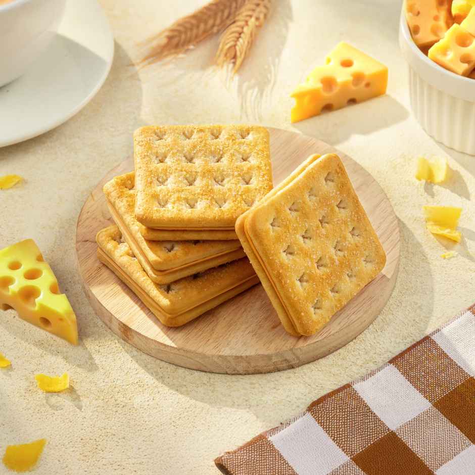Malkist Cheese Flavoured Crunchy Crackers | Trans Fat-free Combo