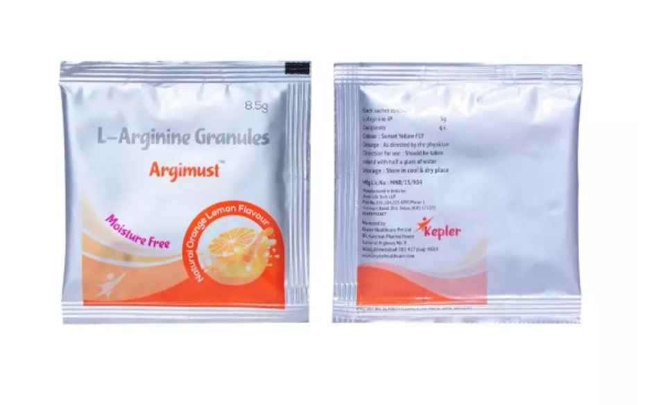 Argimust Natural Orange Lemon Flavour Granules