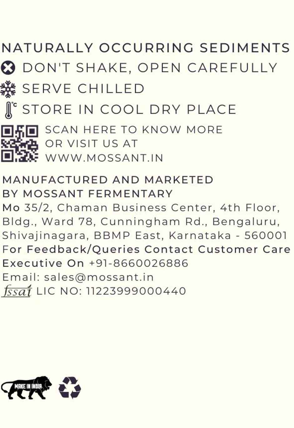 Mossant Ginger Kombucha