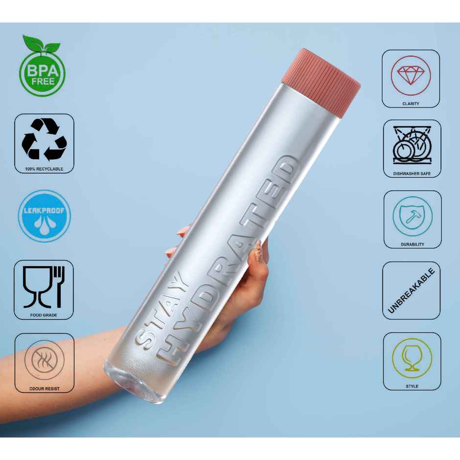 2Mech Plastic Bamboo Fridge Water Bottle