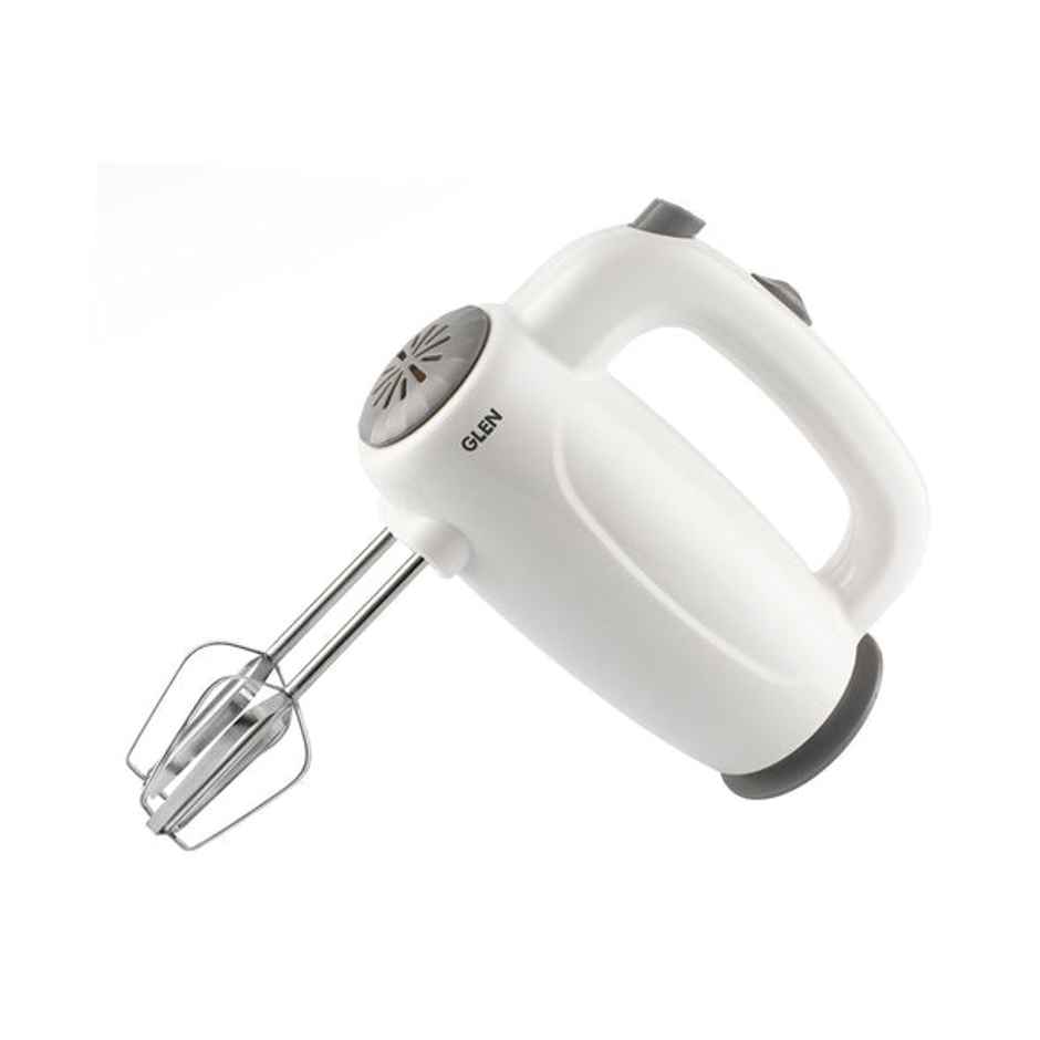 Glen Electric Hand Mixer 125 W 2 Beaters With 5 Speed Settings - White (4059)