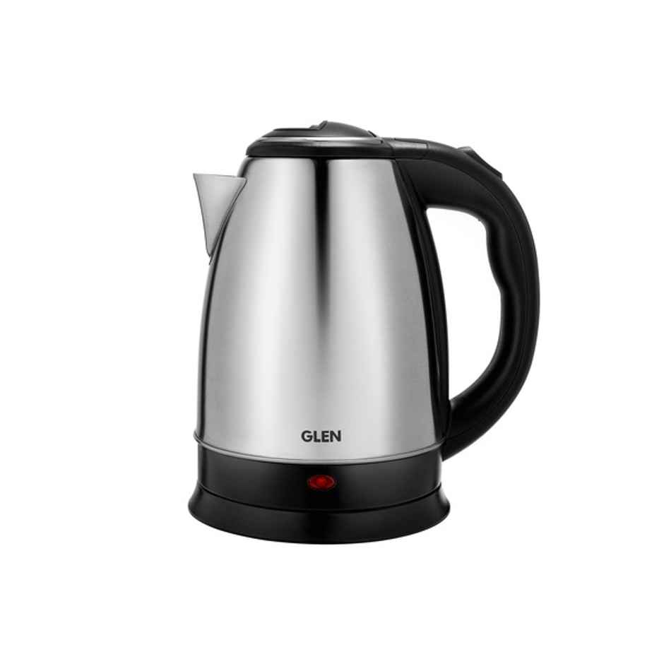 Glen 1500 Watt Electric Kettle Stainless Steel With 360 Degree Rotational Base 1.8 L, Silver (9002)