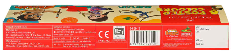 Faber-Castell Poster Colours | 10 ml | Chhota Bheem