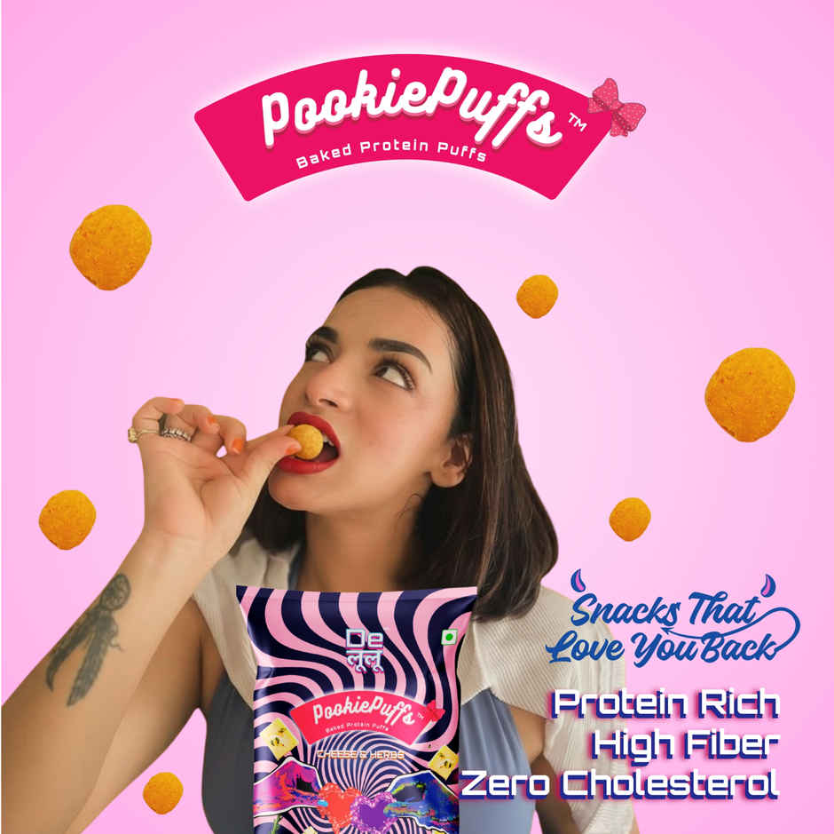 Delulu Pookiepuffs Chips (Cheese & Herbs) - Multigrain Chips