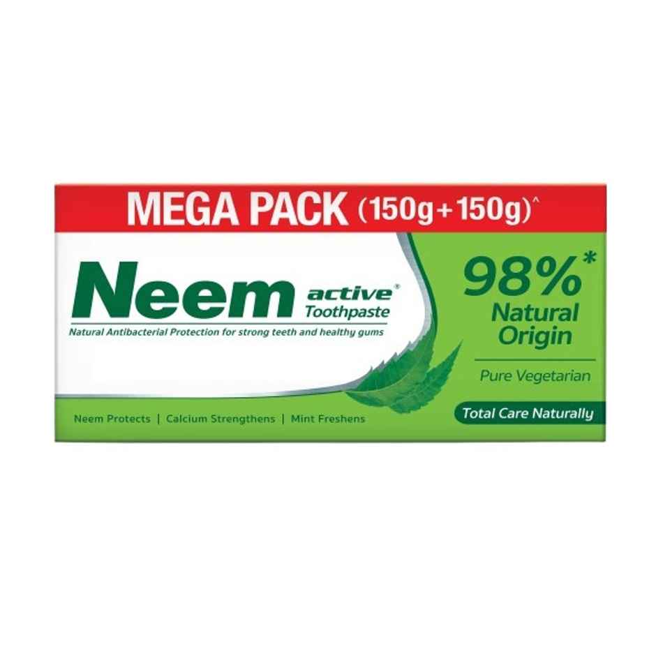 Neem Active Toothpaste | 100% Vegetarian | Enriched With The Power of Neem And Calcium