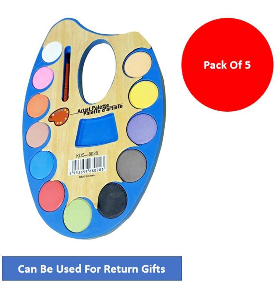 Painting Color Palettes Assorted Kids