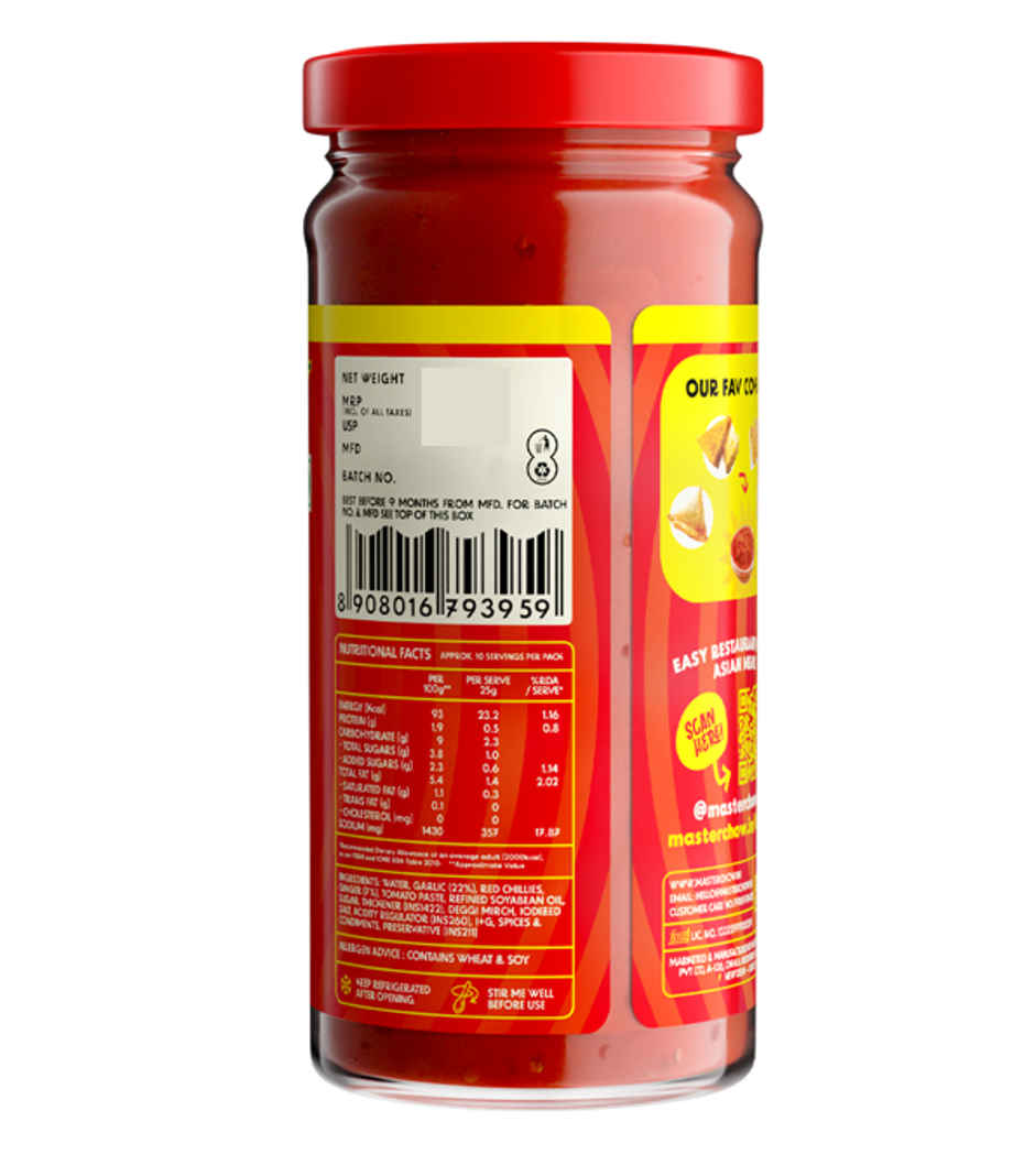 MasterChow Chilli Garlic Chutney