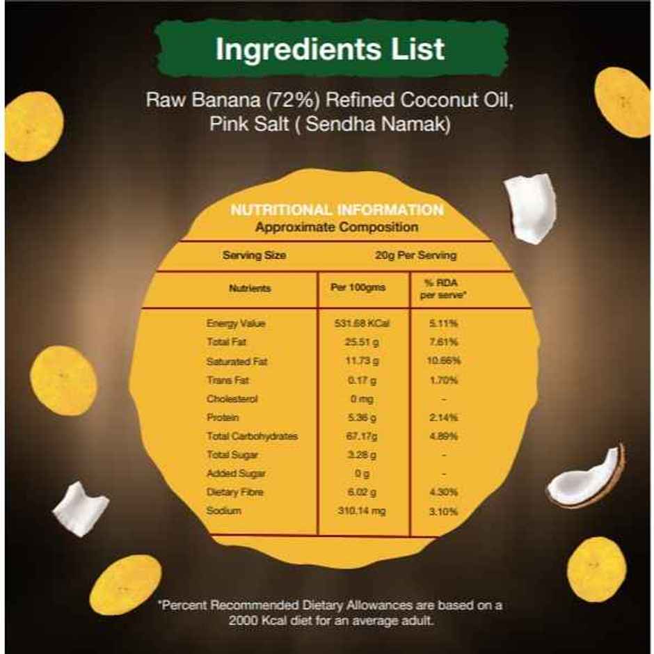 Beyond Snack Kerala Banana Chips | With Coconut Oil & Rock Salt