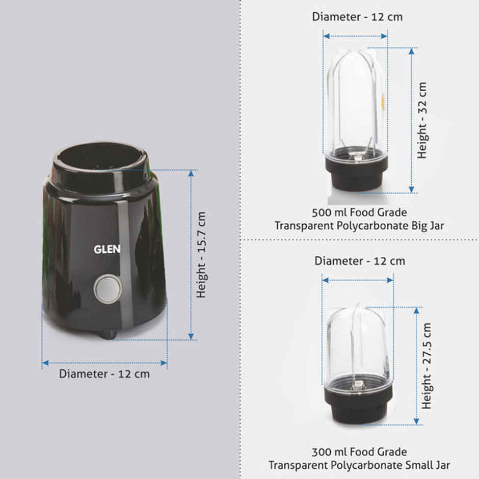 Glen SA 4048 Active Blender, Nutri Blender, Smoothie Maker, Mixer Grinder