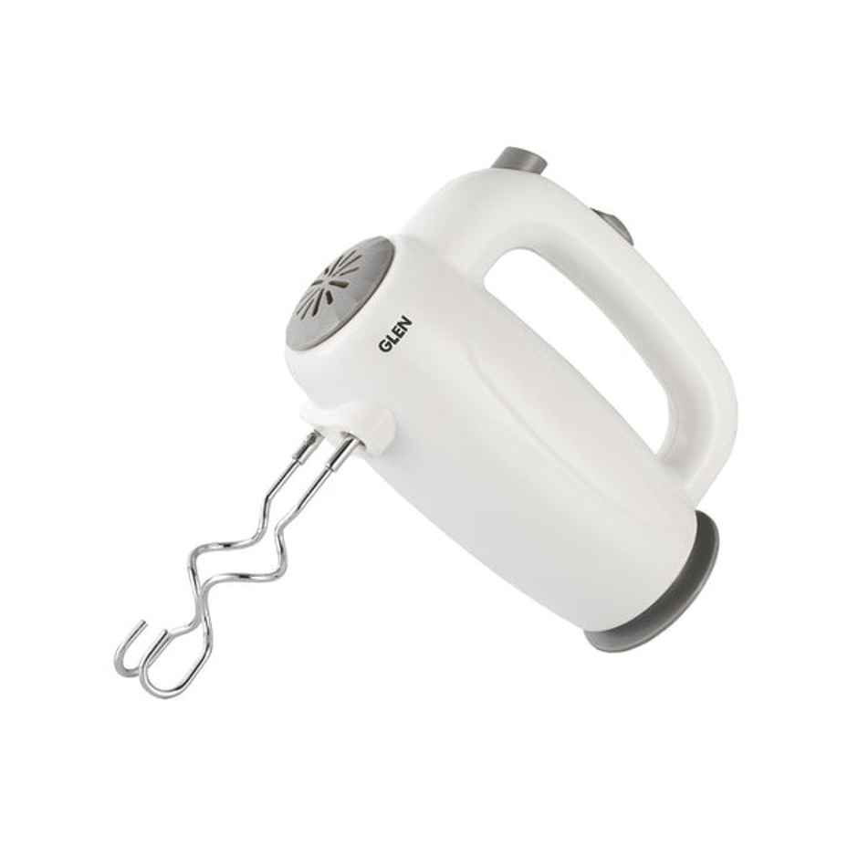 Glen Electric Hand Mixer 125 W 2 Beaters With 5 Speed Settings - White (4059)