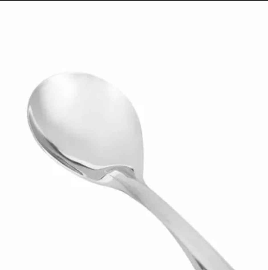 Petals Steel Cooking/Serving/Spoon/Spatula - Corn/Salad/Multi Utility Server, 23.5cm