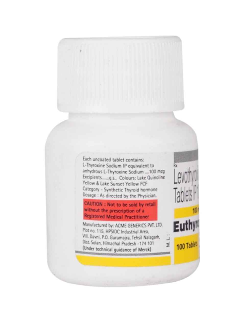 Euthyrox 100 Tablet