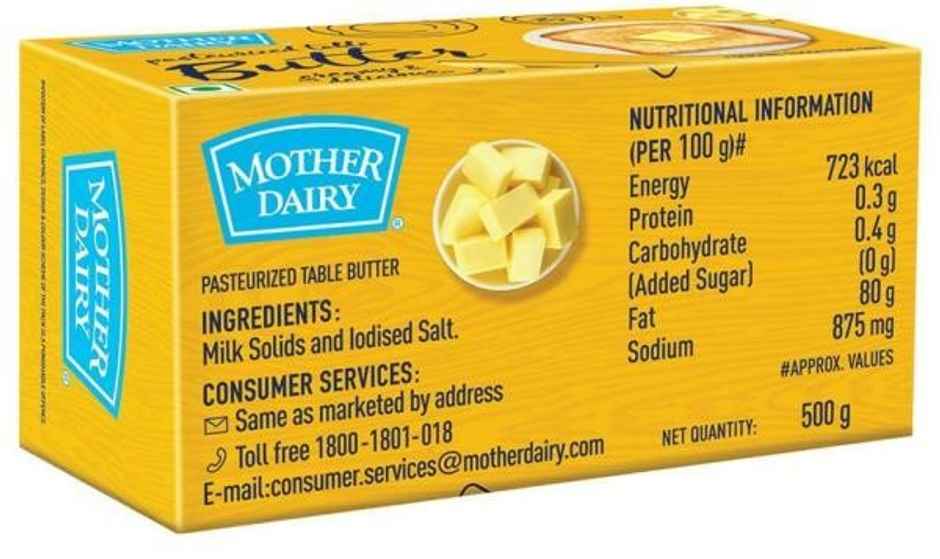 Mother Dairy Pasteurized Butter