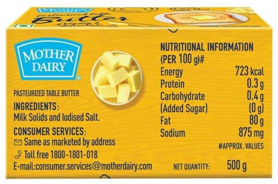 Mother Dairy Pasteurized Butter