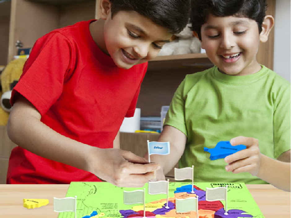 Imagimake Mapology India States Capitals Puzzle | Interactive Learning Toy | 25 Pcs | 5+ years