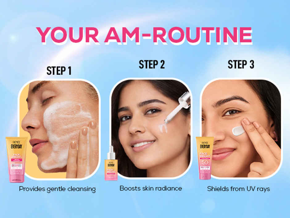 Renee Everyday Face Bright Brightening Sunscreen With Niacinamide | In-Vivo Tested SPF 50 PA+++