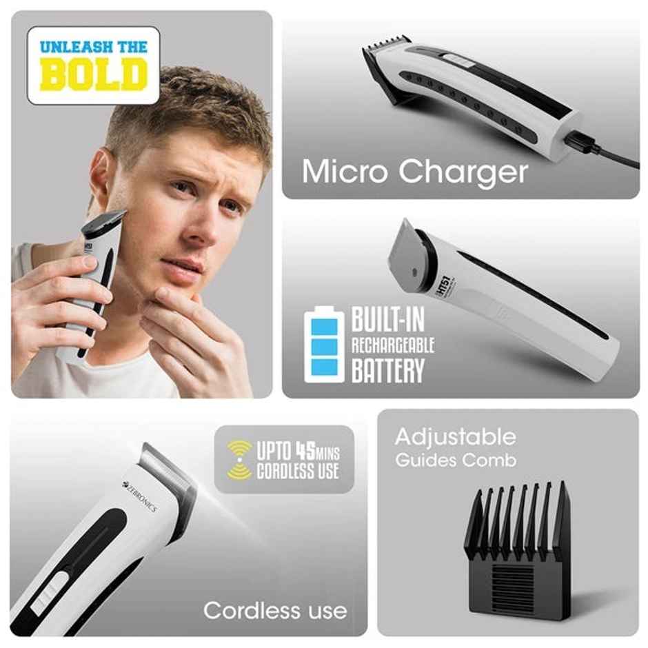 Zebronics HT51 Hair Trimmer - Black