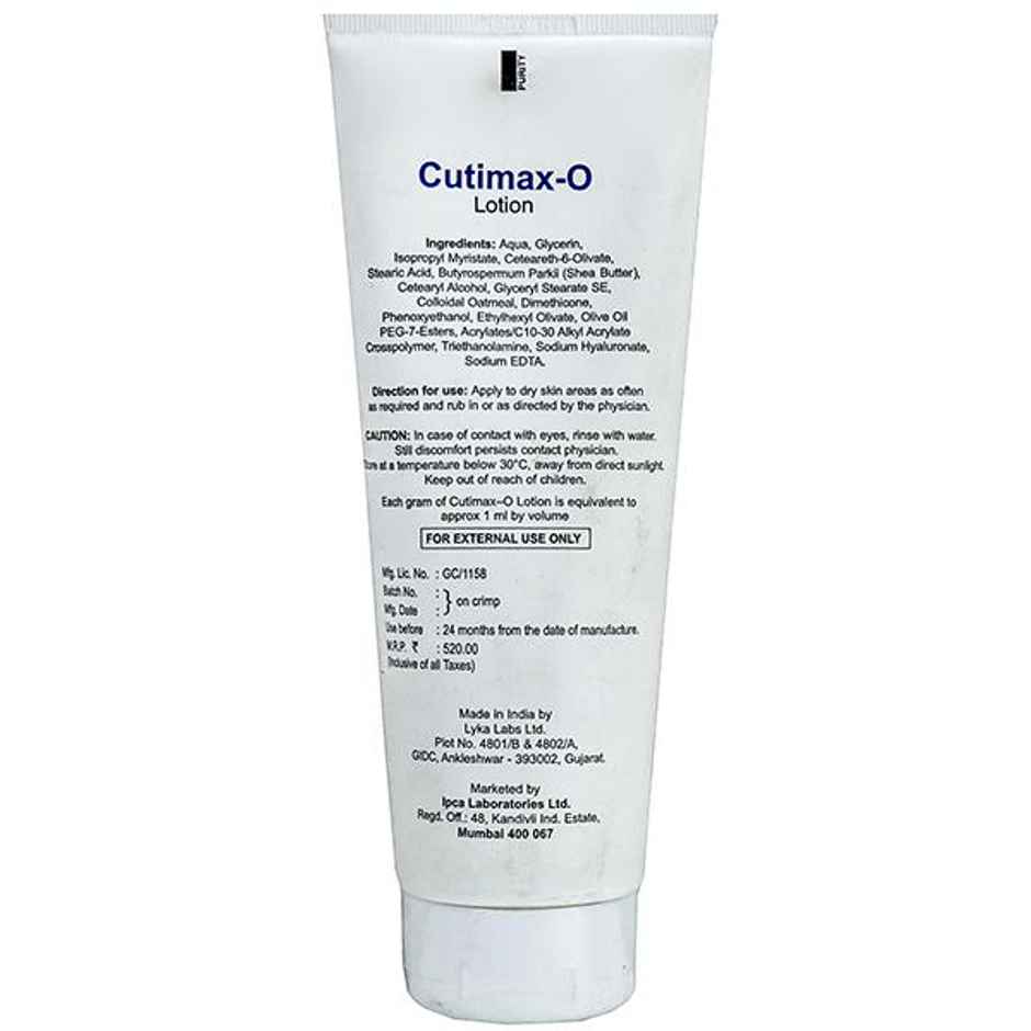 Cutimax-O Oat Moisturizing Lotion