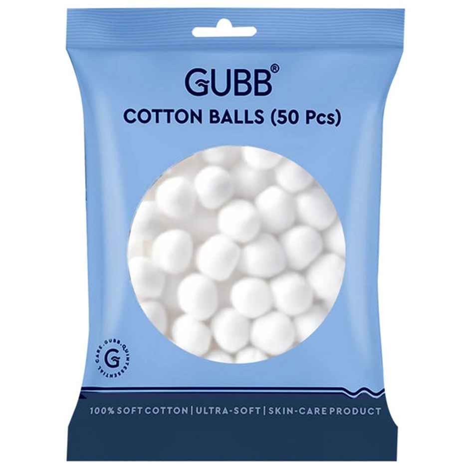 GUBB White Cotton Balls | Personal Care Product