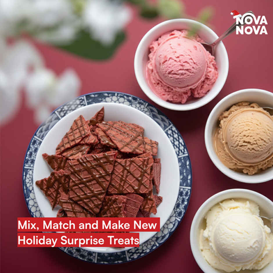 Nova Nova Waffle Chips- Red Velvet with Choco Drizzle