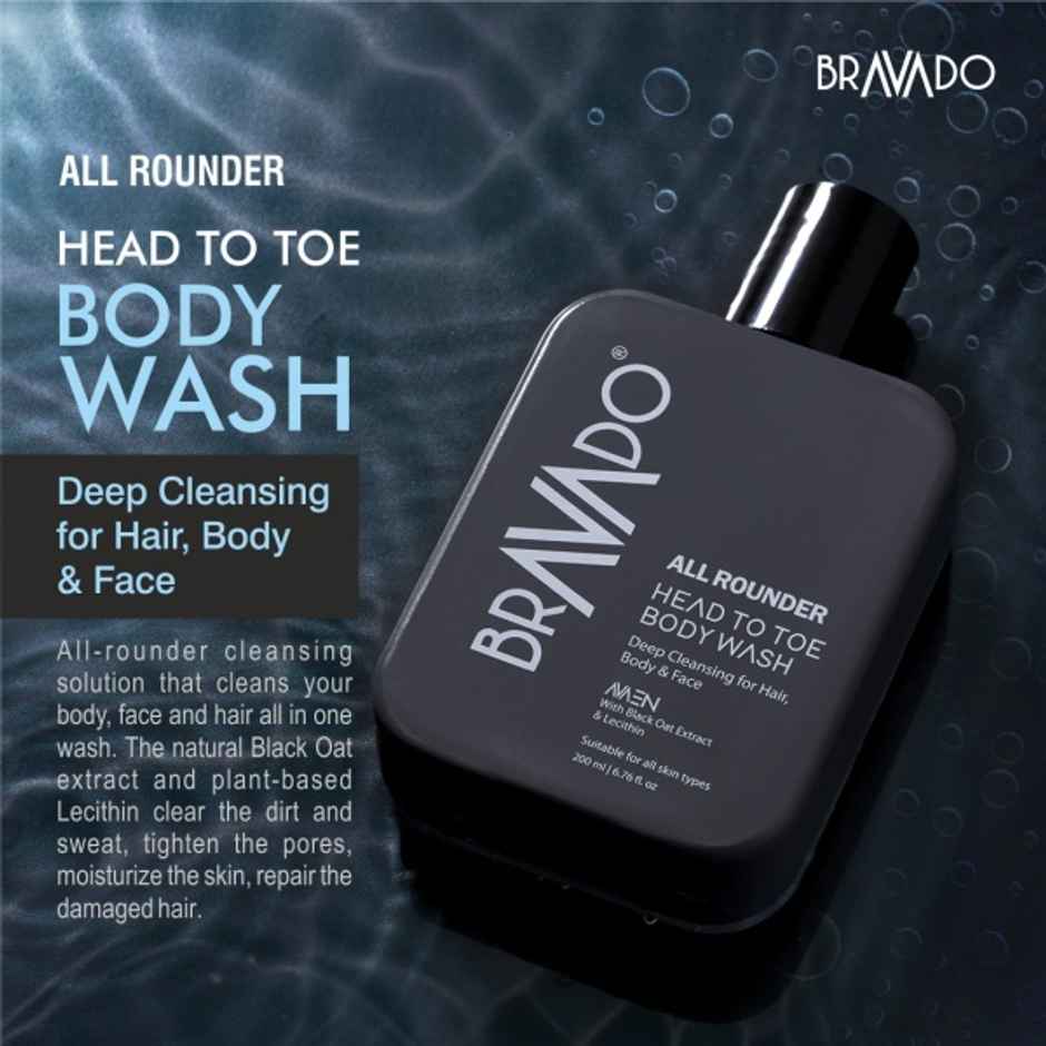 Bravado All Rounder Head To Toe Body Wash