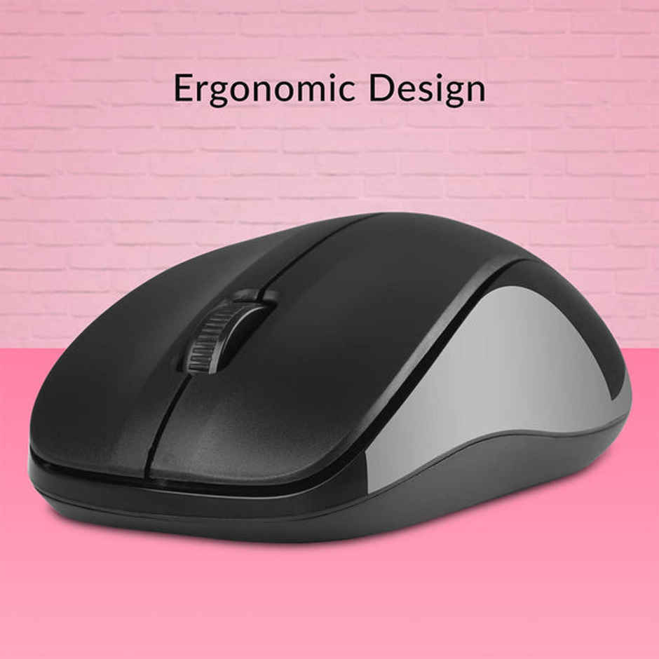 Zebronics Zeb-Companion 107 Wireless Keyboard And Mouse Combo With Nano Receiver (Black)