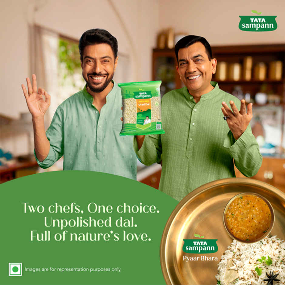 Tata Sampann Urad Dal Split(500gms) & Tata Sampann Unpolished Moong Dal(500gms) Combo