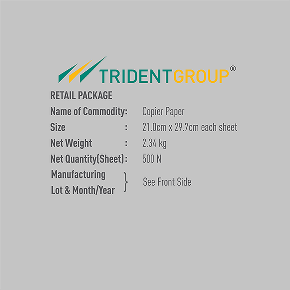Trident A4 Copier Paper Spectra (75 gsm)