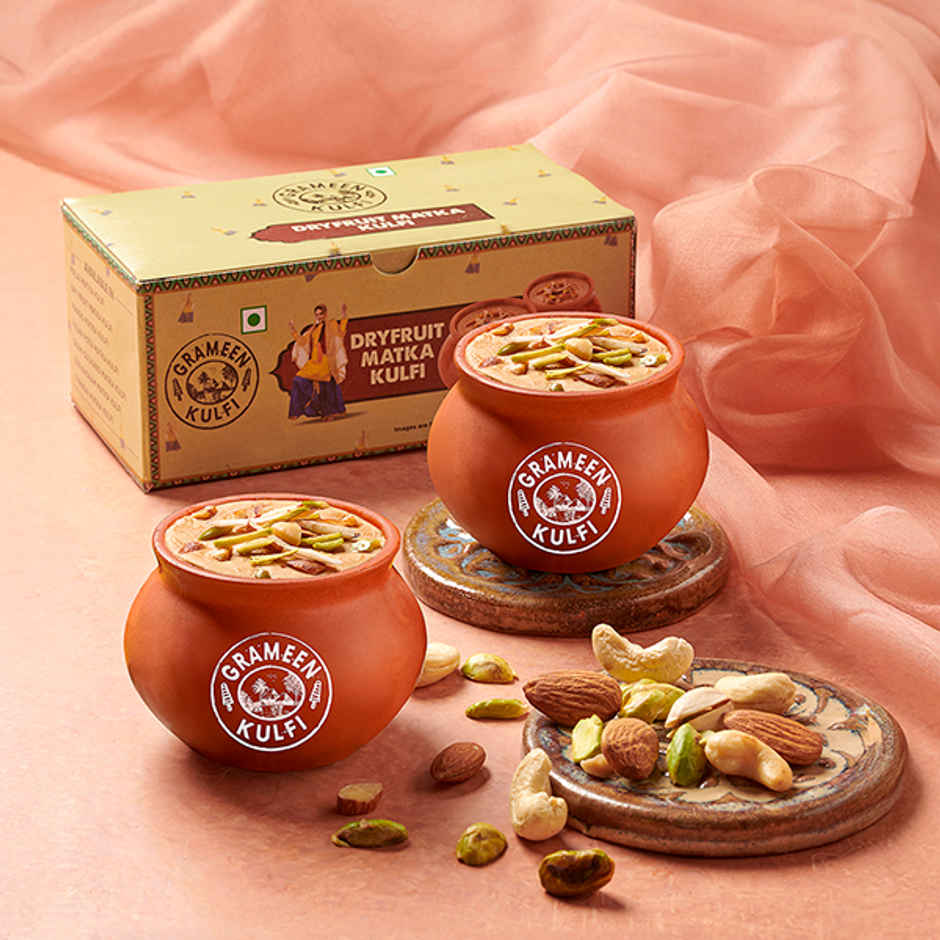 Grameen Dry Fruit Matka Kulfi Ice Cream Cup Combo
