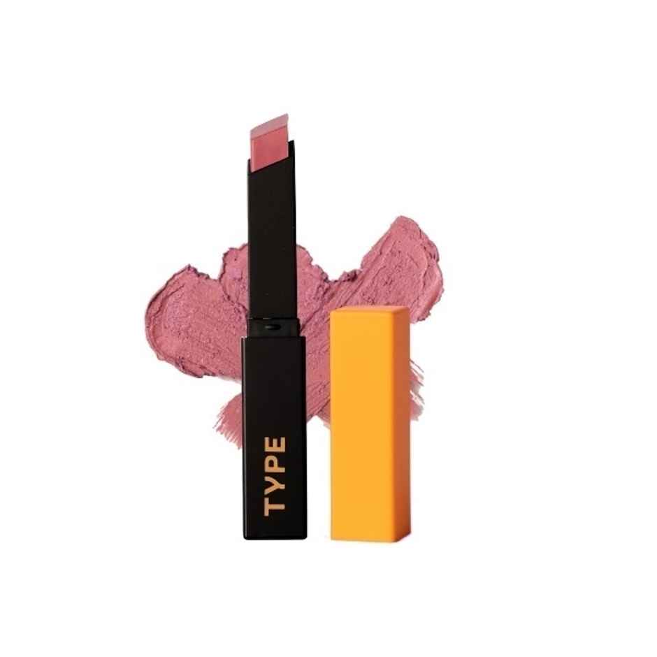 Type Beauty Inc Cream Matte Lipstick For Pigmented Lips - Vit C | 8 Hr Stay | 508 Anti Social
