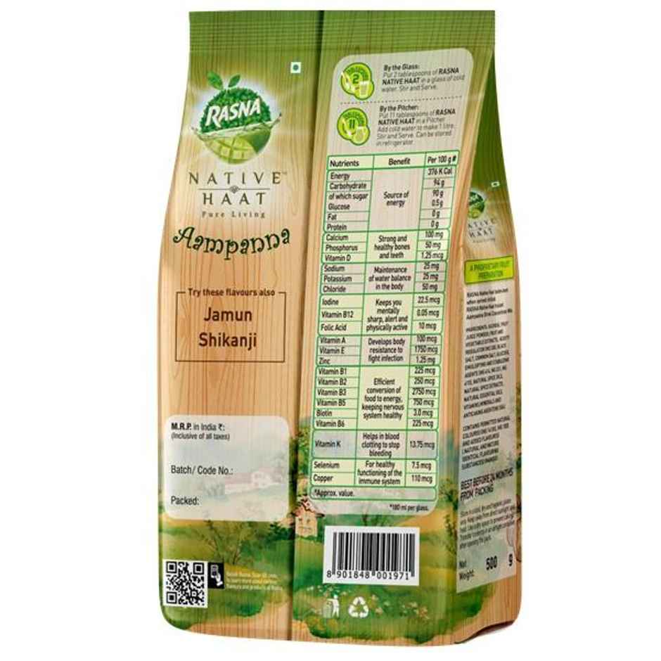 Rasna Native Haat Aam Panna Instant Powder Mix