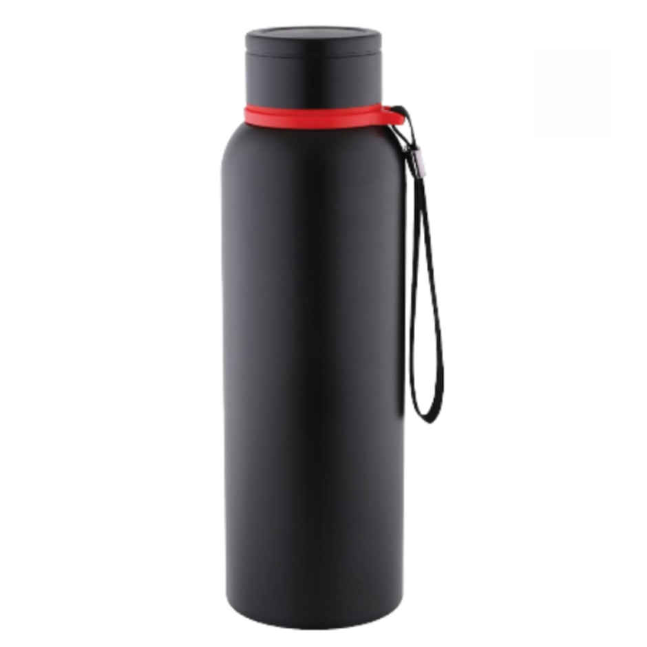 BAY6 Stainless Steel Hot & Cold Thermosteel Vacuum Water Bottle 900ml | Black