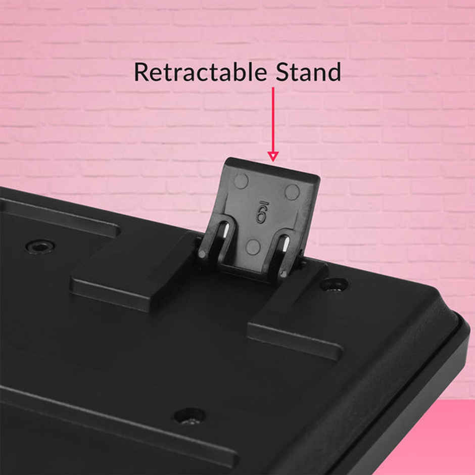 Zebronics Zeb-Companion 107 Wireless Keyboard And Mouse Combo With Nano Receiver (Black)