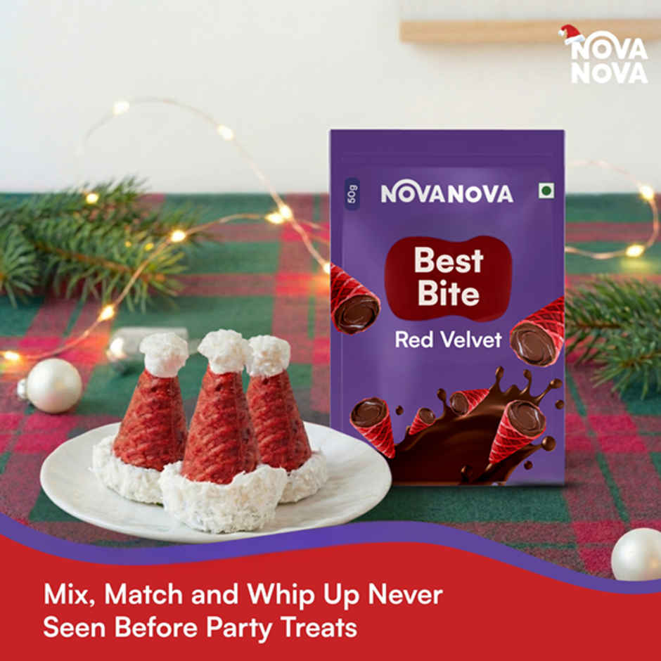 Nova Nova Best Bite- Red Velvet with Belgian Choco Filling
