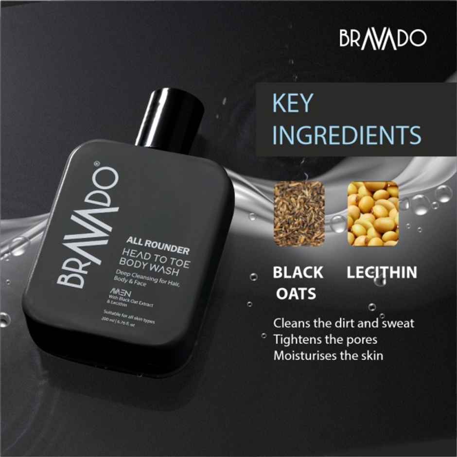 Bravado All Rounder Head To Toe Body Wash